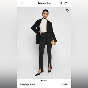 The Reformation fletcher plant, split leg